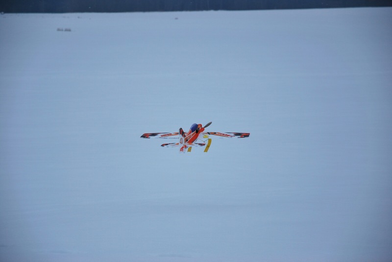 Létání na lyžích - únor 2010